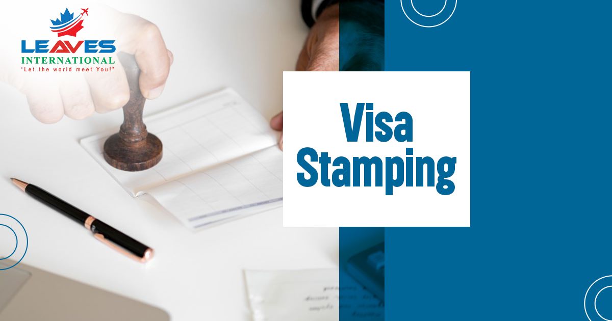 visit visa stamping cost in india